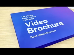 Video-Broschüre mit 7 Zoll-Hardcover