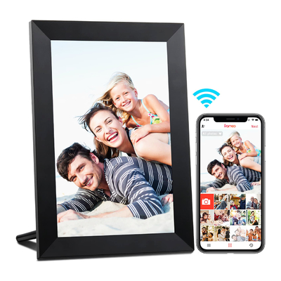 Auto drehen besonders angefertigten IPS-Touch Screen WiFi-digitalen Bilderrahmen