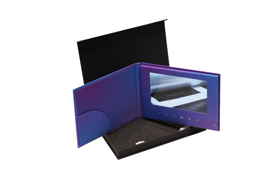 LCD-Video Broschüre-Karte LCD-Technologie für eine dynamische und ansprechende Präsentation