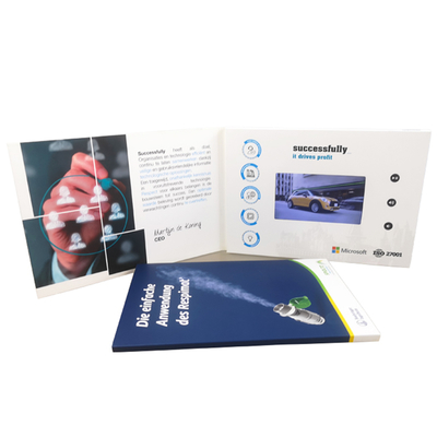 480 mal 272 Auflösung LCD Video Buch für die Geschäftsförderung und hohe Speicher für maximale Belichtung
