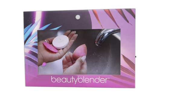 Maßgeschneiderte Beauty-Display-Stand mit Rückenrahmen