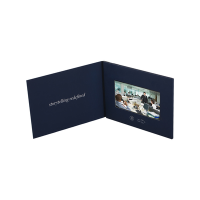 Videobroschüren-Karte ODM LCD fördernd für Größe des Marketings 148×210mm