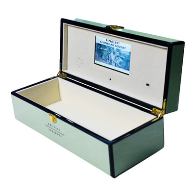 Doppeldecker LCD-Videogeschenkbox Autoplay mit glatter Laminierung