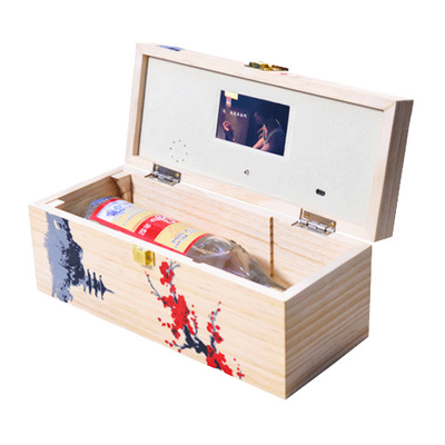 Magnetisches LCD-Bildschirm-Geschenkbox Soem Autoplay mit Akku