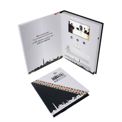 Gruß LCD-Videoordners für Größe 256MB der Einladung 148×210mm Gedächtnis