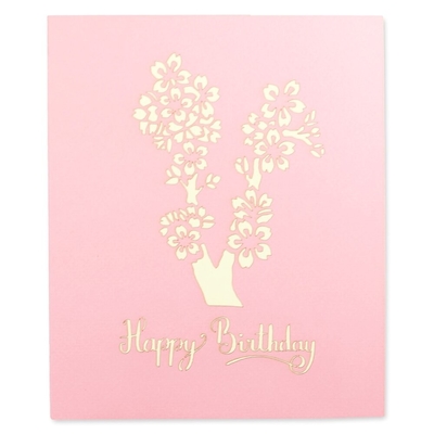 Karte ROHS Cherry Blossom Tree Pop Up, Gruß-Karten Soem-ODM
