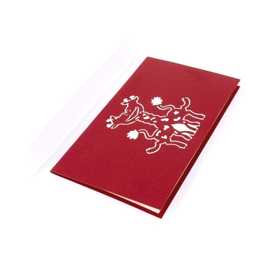 Knall oben Valentine Cards, Karten-Offsetdruck FCC-Zertifikate Soems 3D des Gruß-3D